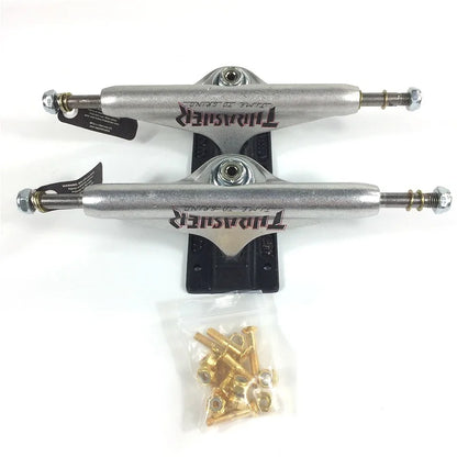 Skateboard Truck 149mm Size  Hollow One Pair  High-grade Metal Bearing  Screw Trucks 5.5 Inch